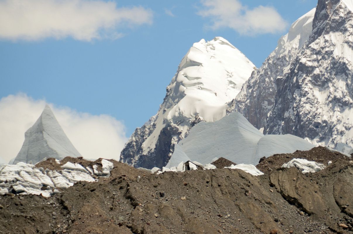 37 P6300 Close Up With Huge Ice Penitentes On North Gasherbrum Glacier As Trek Nears Gasherbrum North Base Camp In China 